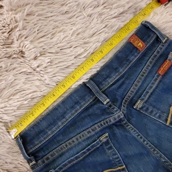 7 for all mankind jean shorts size 24 - Picture 6 of 6